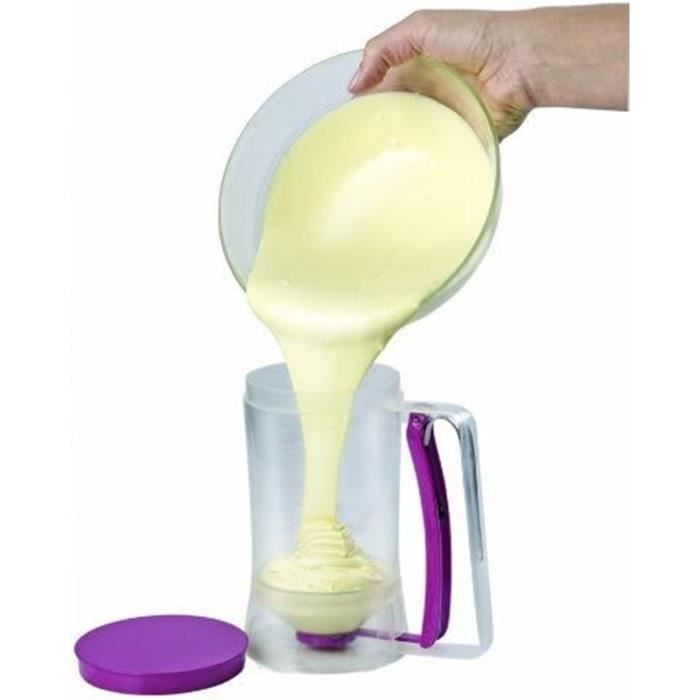 Distributeur De Pâte 900 Ml Avec Graduation - Pour Crêpes, Gaufres, Muffins