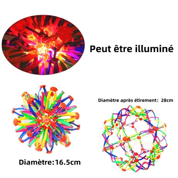 Balle Magique Extensible Multicolore – Se Transforme, S’étire, Parfait Pour Le Sensoriel Et Le Stress