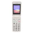 Téléphone à clapet YOSOO N509 2G débloqué double SIM - écran HD 2,4 pouces - prise américaine rose-3