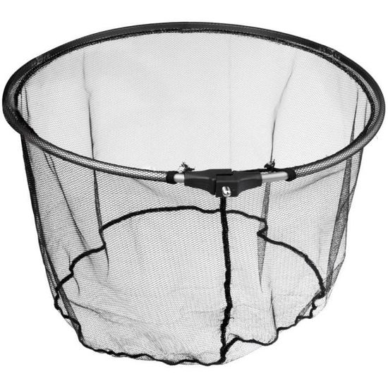 MagiDeal Filet de Pêche Épuissette Filet d/'Atterrissage Poisson Attrâpe Net