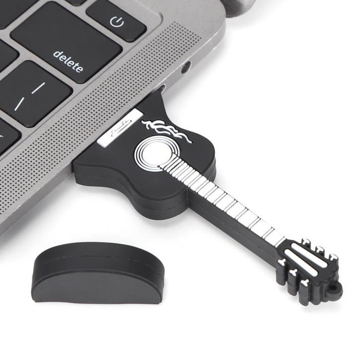 EJ.life clé USB de dessin animé Clé USB en forme de guitare de dessin animé  mignon bâton de mémoire de stockage portable pour
