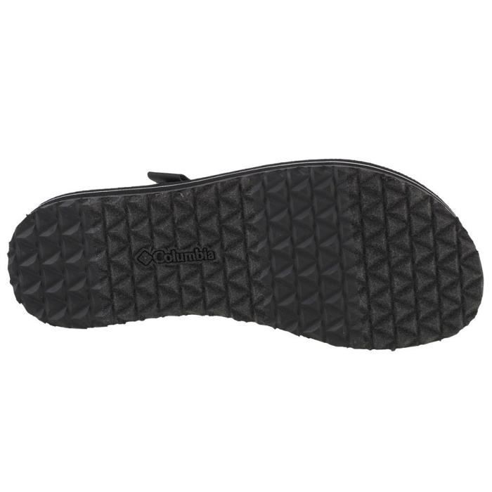 Sandales Femme Columbia Sunbreeze Vent Noir Platine - Taille US 11, Plates, Respirantes - Neuf