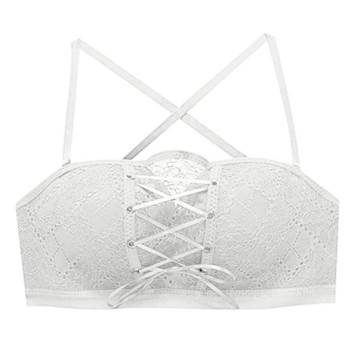 Soutien-gorge bandeau et sans bretelles Blanc - Etam