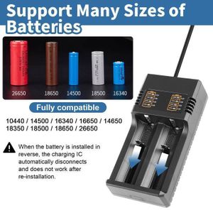 Chargeur accus 18650 pour cigarette lectronique - Cdiscount
