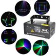 Lampe de projection laser animée RGB DJ disco DMX Display Party light-0