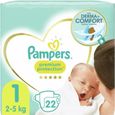 PAMPERS Premium Protection Taille 1 - 22 Couches-0