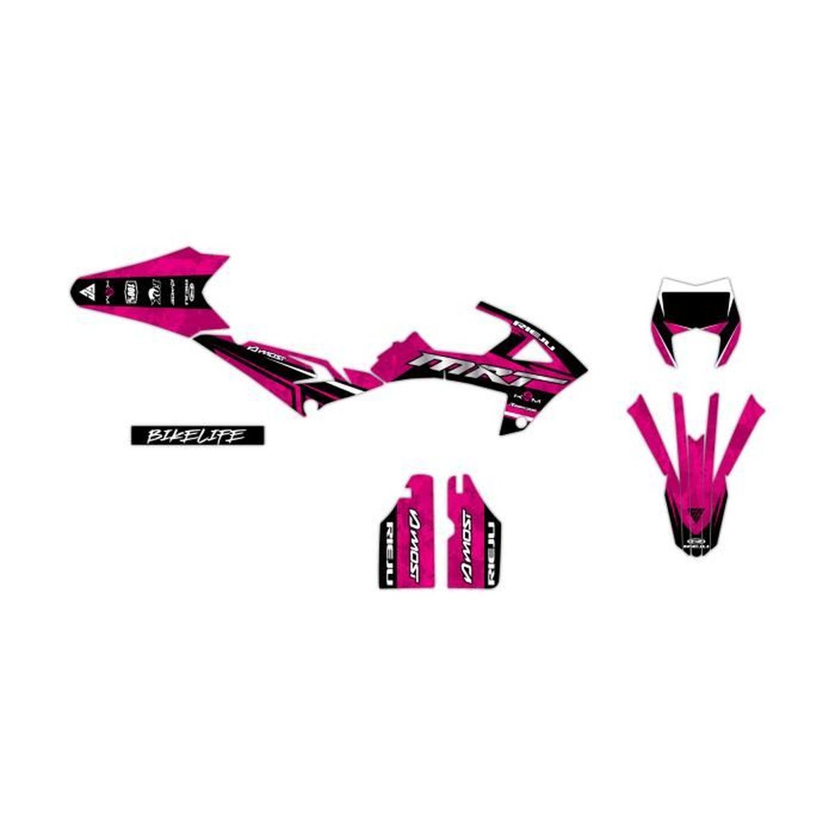 Gabarit / Template RIEJU 50 MRT 2009 -> 2021 - NG kit déco