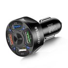 SNAKIOX Chargeur USB de voiture - Universel - Noir - 4 ports - Charge rapide 3.0 - 7A 48W