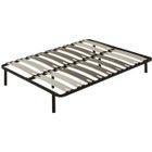 Sommier à lattes 140 x 190cm DEWINNER CONFORTKIT - 18 lattes bois - 6 pieds inclus