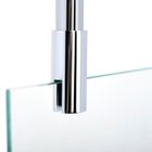 Barre de fixation au plafond pour paroi de douche 5-8 mm, 80 cm à raccourcir, barre de renfort, aspect chromé, Schulte