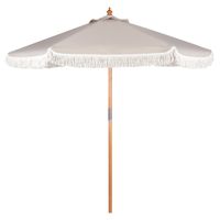 Parasol-Holz 220cm Terrasse Protection Solaire UV 50+Convient pour le jardin, la terrasse ou au bord de la piscine".