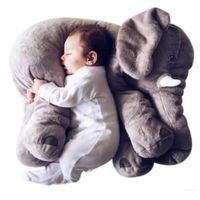 Éléphant 60cm Creative enfants éléphant mascotte oreiller poupée jouet en peluche