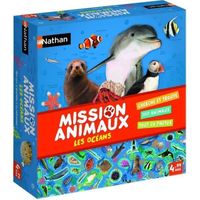Jeux d'apprentissage - NATHAN - Mission Animaux Océans - Bleu - 15 min - 4 ans - Préférable - Enfant
