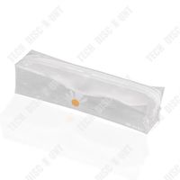 TD® Petit sac à crayons étudiant marguerite simple sac de rangement en PVC imperméable transparent grande capacité étui à crayons