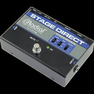 BOITIER DE DIRECT Radial STAGE-DIRECT - DI pédale instrument