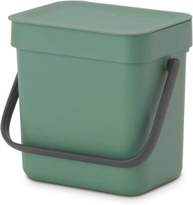 COMPOSTEUR - ACCESSOIRE Fir Green Sort & Go 3L - Composteur Cuisine - Poignée de Transport - Petite Poubelle Compost de Table, Comptoir ou Sous la Cuisine