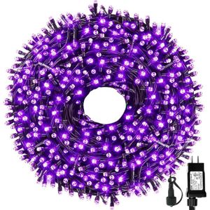 Guirlande Lumineuse LED 23 Mètres, 400 LEDs Rose Et Blanc – 8 Modes, Minuterie, étanche IP44 Pour Noël Intérieur/extérieur