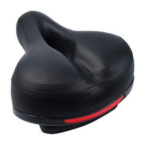 Selle Vélo Confort BSTOB – Extra Large 26x17x10 Cm, Rembourrage Épais Avec Suspension Double Ressort, Cuir PU Antidérapant, Pour VTT Ou Vélo D'Appartement