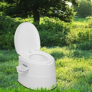 RELAX4LIFE Toilette Portable avec Couvercles et Poignée, WC de