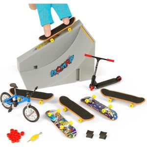 FINGER SKATE - BIKE  Kit de Rampe de Skateboard à Doigts - Sterneer - F