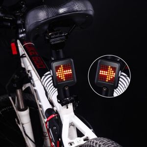 ECLAIRAGE POUR VÉLO Enquêter Arrière Intelligent pour Vélo, Laser Rouge, Clignotants, Rechargeable par USB, Lanterne, 64 LED