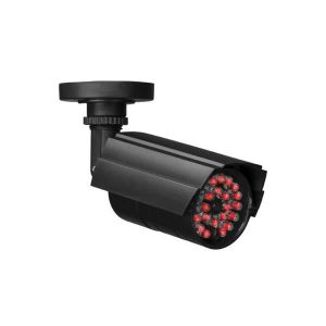 CAMÉRA FACTICE Caméra de Surveillance extérieure factice (Noir)
