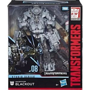 FIGURINE - PERSONNAGE SS08 - Original Takara Tomy Hasbro Transformers Studio Series Transformers Movie SS08 Blackout Vertigo With S