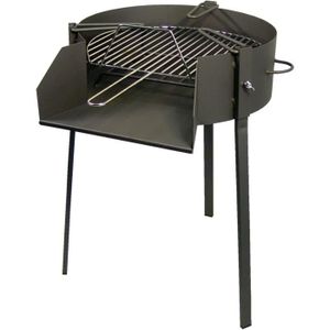 BARBECUE Barbecue À Charbon Sur Pied Noir (Ø50 X 75 Cm)[n2743]