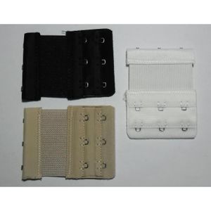 Rallonge Prolongateur Soutien Gorge 5 cm 3 hauteurs de crochets Coloris Ecru
