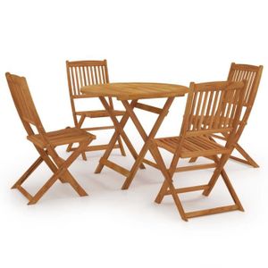 Ensemble table et chaise de jardin 🎻1479Contemporain- Salon de jardin - Ensemble tab