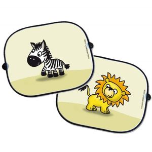 PARE-SOLEIL SET de 2 Pare-soleil – rideaux lateral - lion et z