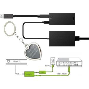 CHARGEUR CONSOLE [Édition améliorée] Kinect Adaptateur, USB 3.0 Ada