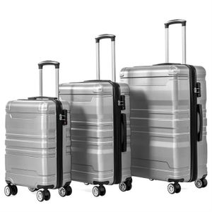 SET DE VALISES Lot de 3 valises M-L-XL, valise à main avec serrur