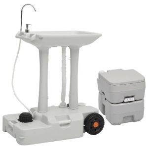 WC - TOILETTES FDIT Ensemble de toilette et support de lavage des mains de camping - FDI7687685829169