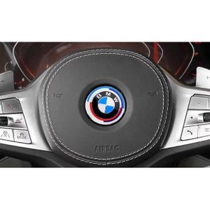 Emblema BMW 45 MM (para volante) Blanco/negro - E-DZSHOP AUTOPARTS
