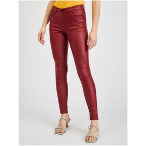 Pantalon rouge deals bordeaux femme