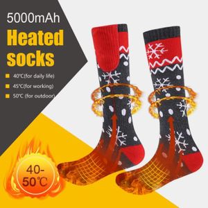 Hotfeet 2.0 - Chaussettes chauffantes avec batterie et télécommande - Gris  / Lot de 3 - Le + économique