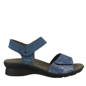 SANDALE - NU-PIEDS Sandales confort en cuir bleu MEPHISTO modèle Patt