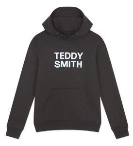 SWEATSHIRT Sweat à capuche Noir Garçon Teddy Smith Siclass