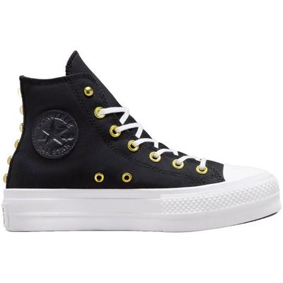 Converse haute jaune femme deals