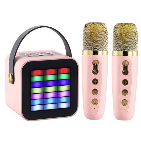 Micro Karaoke Sans Fil, 4 En 1 Microphone Karaoké Enfant Bluetooth Mirco Karaoke Jouet - 8
