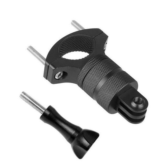 REYGEAK Pince Support Guidon Vélo Pour GoPro Hero 12/11/10, Insta360 X3, DJI Osmo - Rotation 360° Aluminium