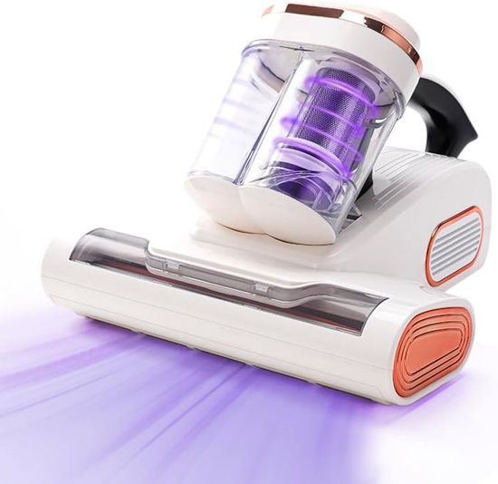Dibea Aspirateur Anti-acariens UV-C 15KPa 300W - Nettoyage Matelas Canapé, Élimine 99,99% Bactéries & Allergènes