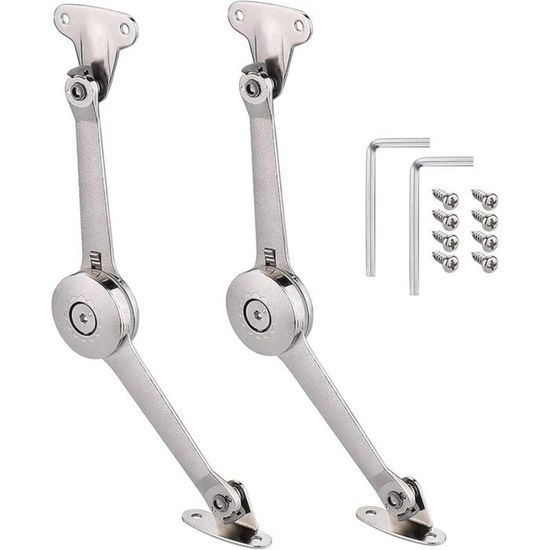 2 Pièces Charnière Support Couvercle En Laiton Doré - Pour Boîte/coffret - Neuf