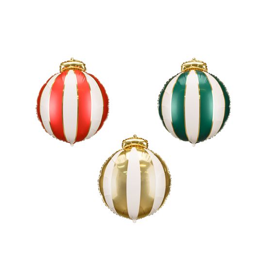 Lot De 4 Ballons Géants En Aluminium Pour Noël - Père Noël, Renne, Elfe, Bonhomme De Neige - Gonflage à L'air Ou Hélium - Rubans Inclus