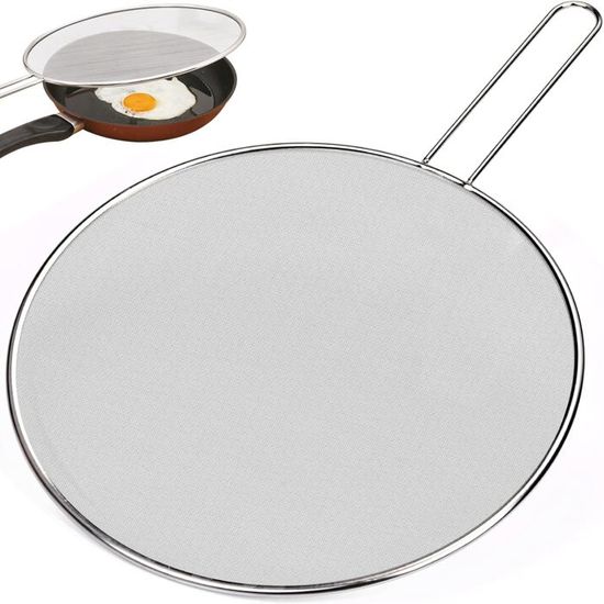 Bremermann Protection anti-éclaboussures de cuisinière 2en1 en acier Bremermann Protection anti-éclaboussures de cuisinière 2en1 en acier