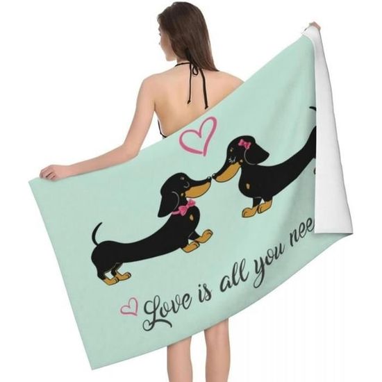 Serviette De Bain,Serviette De Bain En Microfibre à Fleurs Pour Femmes,léopard,serviette De