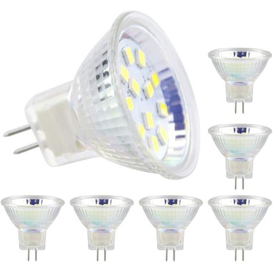 AMPOULE LED 6pcs ampoule LED MR11 ampoule de projecteur GU4 ampoules 5W 18LEDs ampoules halogegravene 20W 30W eacutequivalent no234