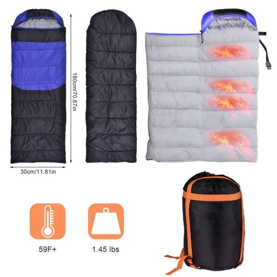 Sac de couchage chauffant store