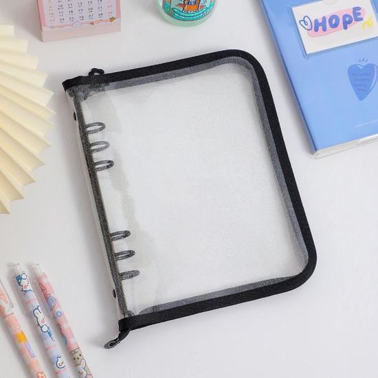 Pochettes Classeur A5 Pour Cartes Kpop - Album Photo Transparent Avec Autocollants